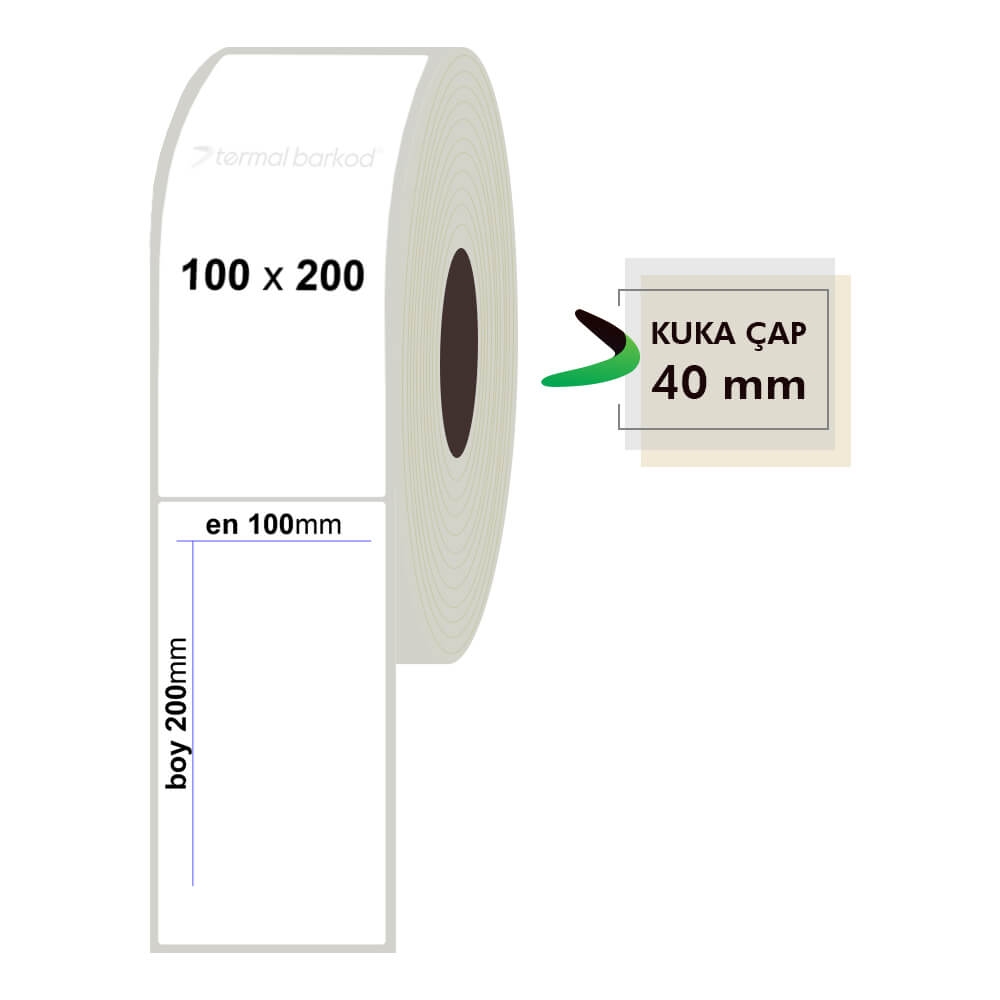 100mm x 200mm Fastyre Etiket