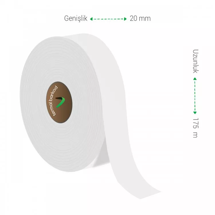 20 mm x 175 m Ağır Yıkama Japon Akmaz