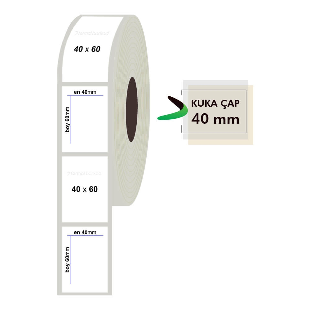 40mm x 60mm Fastyre Etiket