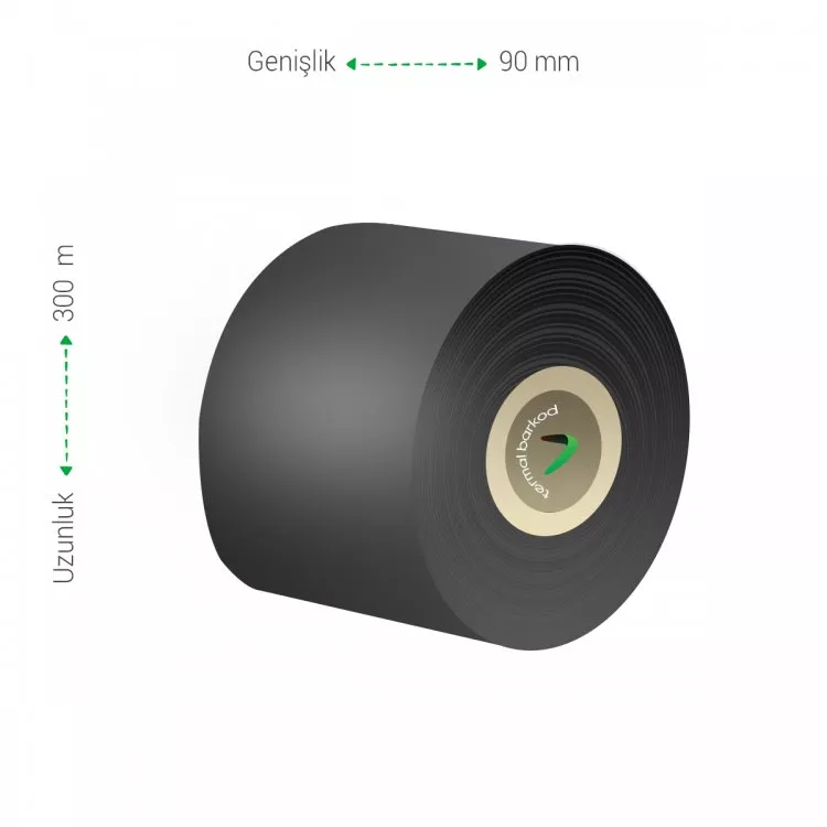 90 mm x 300 m Standart Wax Resin Ribon NE