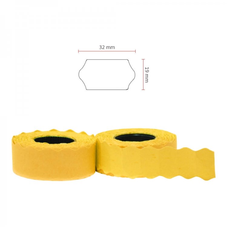 22 x 12 mm Hardal Meto Etiketi NO:2 (42 RULO)