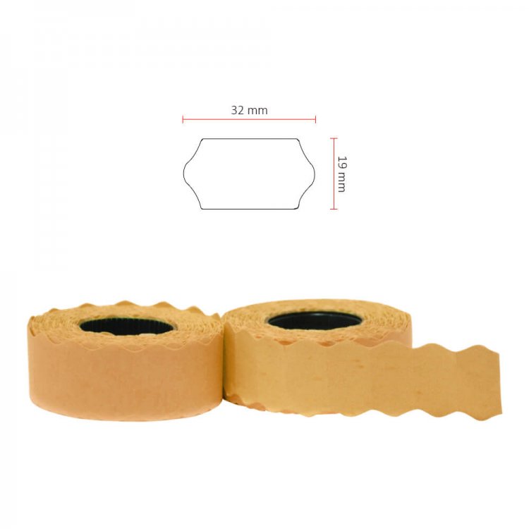 32 x 19 mm Yavruağzı Meto Etiketi NO:1 (42 RULO)