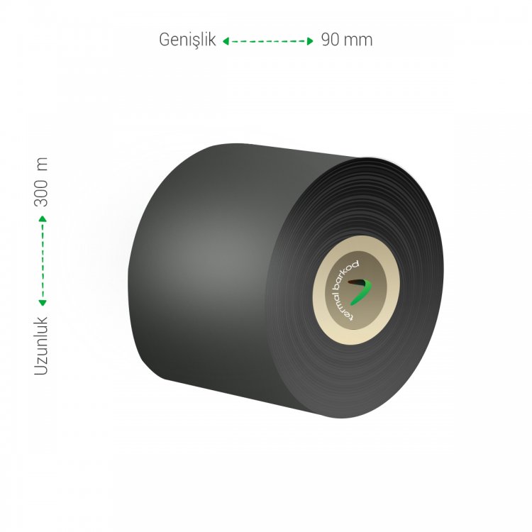90 mm x 300 m Standart Wax Ribon 